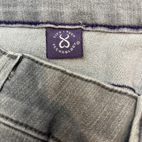 NYDJ Jeans Womens 16 Gray Boyfriend Lift Tuck Stretch Mid Rise Denim - Picture 5 of 9